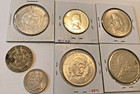 Lot Of 7 World Silver Coins Mexico  Canada  Bermuda  Philippines  Etc 1 6079 Oz