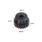 1mod 26t Pinion Gear 6mm Bore Hardened Steel Motor Rack Spur Gear With Step