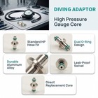 Scuba Diving High Pressure Hose T-end Air Spool Swivel High Pressure 8707