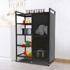 Rolling Kitchen Cart Cabinet Shelf  Wheels  Storage Drawer Shelfves Trolley Rack
