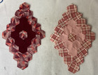 Quilt Blocks Diamond Field Lot Of 31 Hexagon Shapes Flower Garden Vintage Cotton