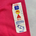 Vintage 80 s Hot Pink Fleece Sweatpants Joggers Medium Deadstock Nos Made In Usa