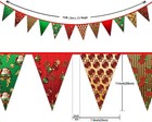 Merry Christmas Fabric Pennant Banner For Indoor outdoor Decorations - Rg05 