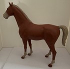 Vintage 1960   s Louis Marx Johnny West Horse W  Wheels 13 1 2 h