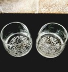 2 Buchanan s Scotland James Buchanan Signature Scotch Whisky Lowball Glasses Euc