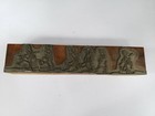 Antique Vintage Letterpress Printing Press Wood Block Stamp Cartoon Work Job Ad