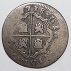 1718 Spain 2 Reales Silver Pirate Coin  j294 