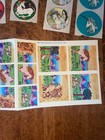 Vintage Sticker Sheets By Freelance Inc   Illuminations- Rare Unicorn Sheet Lot