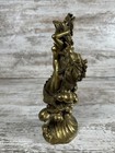Collection Chinese Bronze Dragon With Female Beauty Statue  4lbs  free Shipping 