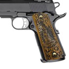 1911 Grips Full-size Custom Grips Fits Colt Springfield Engraved La Santa Muerte