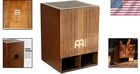 Meinl Jumbo Bass Cajon With Snares - Walnut Subwoofer Sounds For Performances