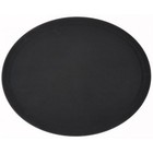 Winco Easy Hold Oval Tray  22-inch By 27-inch  Black