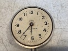 Vintage Waltham 8 Day Wind-up Panel Dash Clock Gauge Industrial Untested