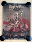 High On Fire Concert Poster Minneapolis Mn  06 Brown Variant Print The Bronx