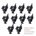 Tuv Certificated 10pcs Aluminum Truss Clamps Quick Realease Dj Light -  Black