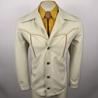 Lee Riders Jacket Leisure Suit Blazer Coat Vtg 60s 70s Rockabilly Disco Mens 42