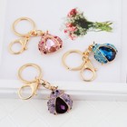 Luxury Rhinestone Crystal Animal Keychain Keyring Sparkling Charm For Bags Keys