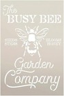Busy Bee Garden Stencil - Diy Spring Farmhouse Kitchen Home Decor - Seeds  Stems