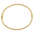 10k Solid Yellow Gold Bangle Bracelet