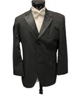 Men s Black After Six Prado 3 Button Tuxedo Jacket Prom Wedding Formal Gala