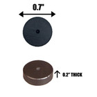 Strong 3 4  Round Flat Ceramic Disc Magnets For Diy Crafts   Lot Of 50 Pieces