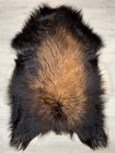 Large Sheepskin Rug Pelt Natural Black Icelandic Pet Friendly Accent Decor