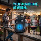 Portable 4000w Bluetooth Speaker Sub Woofer Heavy Bass Stereo Sound System Party