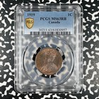 1919 Canada Large Cent Pcgs Ms63rb Lot g3537 Choice Unc 