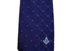 Masonic Blue Master Mason Square Compass Necktie Freemason Fraternity Tie New 
