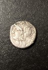 Ancient Roman Silver Denarius C  Vibius C f  Pansa Circa 90 Bce Roma Victory