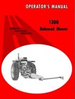 Ih International Harvester 1300 3pt Hitch Balanced Head Sickle Mower Manual