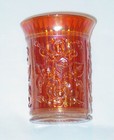 Rare Antique   Vintage Imperial Lustre Rose Tumbler - 4 1 4  X 3 3 8