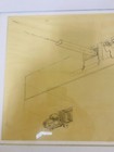 1950   s Nasa Original Hand Drawn Technical Drawing Look Space History 19x16