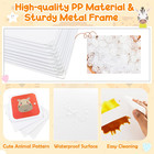 Kids Wardrobe Closet  Baby Cartoon Storage Organizer  8 Cubes   2 Hanging Sectio