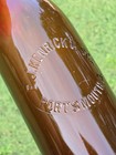 E j  Kenrick   Son Portsmouth Ohio Amber Beer Bottle Embossed Vtg Old Brewery