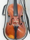 Vintage Copy Of Antonius Stradivarius Faciebat Cremona 1713 Violin 1 2 W  Case