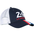 24h Le Mans Racing Cap With White Mesh Back And French Flag   F1 Hat