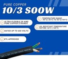 Windynation 2-day Shipping 10 3 Soow Cable 10 Gauge 3 Conductor 600v Cable Wire