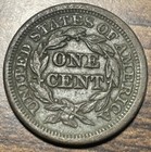 1846 Braided Hair Large Cent Penny Small Date Vf  xf Details