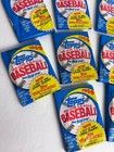 1989 Huge Lot Of 10 Sealed Topps Baseball Wax Packs Unopened Vintage Mlb Cards