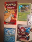 Collectible Junk Drawer Lot Holo Pok  mon Cards Coins