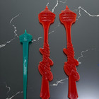 Vintage Lot 12 Tiki Bar Swizzle Sticks Skylon Tower Images Pink Flamingos Snake