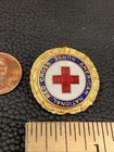 Wwii Ww2 Era Numbered American National Red Cross Nurse Enameled Pin Back 115168