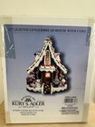 Kurt Adler Gingerbread House Lighted Christmas Building Figurine J3628 12 Inch