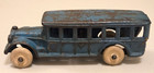 Vintage Arcade Cast Iron No  311 Toy Bus Blue   Red Cast Iron Bus Body Lot Of 2