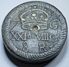 Antique 1600 s Scale Counterweight 8 Reales Antique Spanish Colonial Weight Coin