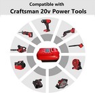 Adapter For Dewalt Milwaukee 18v Li-ion Battery To For Craftsman 20v Power Tool