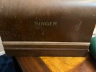 1951 Singer Sewing Machine In Locking Wooden Case