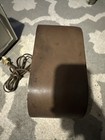 Vintage Zenith Model 5g03  Owl Eye Tube Radio Bakelite Brown For Parts