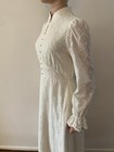 Vintage Broderie Anglaise Wedding Dress Excellent Condition One-of-a-kind